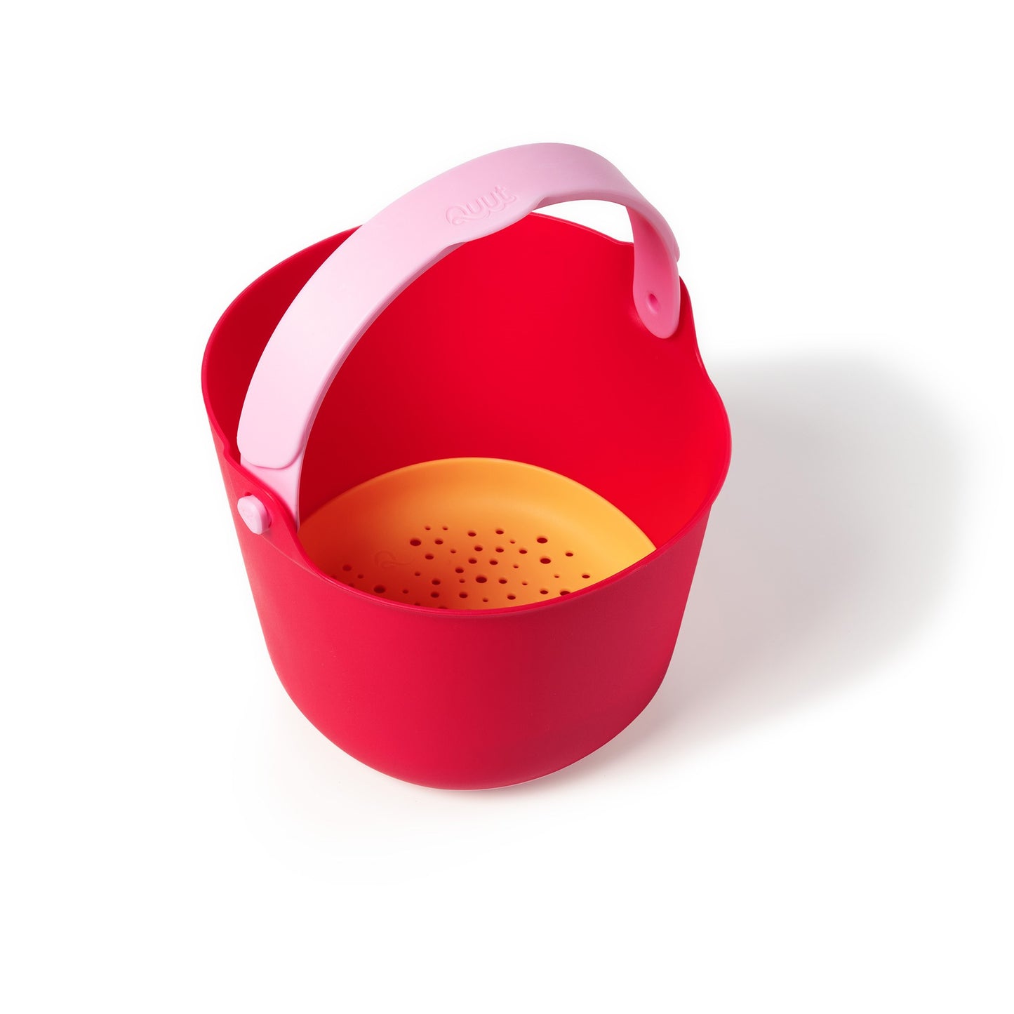 Bucki secchiello con setaccio cherry red