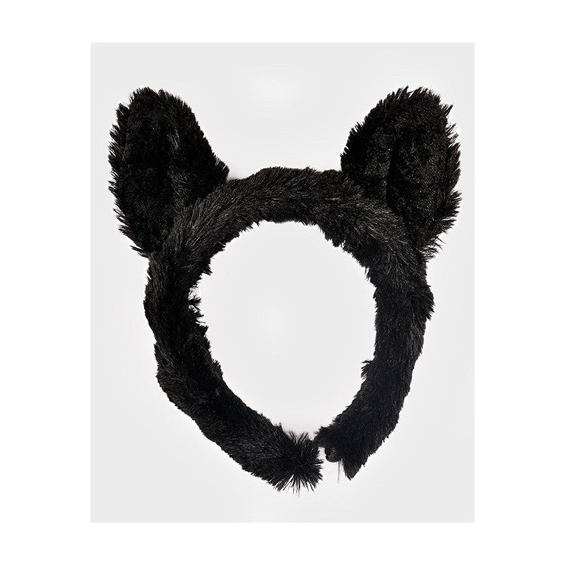 BLACK CAT DRESS w HEAD PIECE 4-6 YEARS