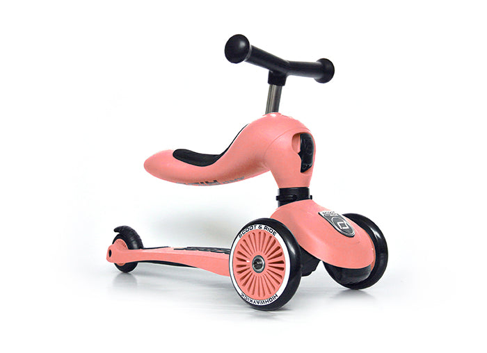 Monopattino Highwaykick modo 2 in 1 Pesca peach
