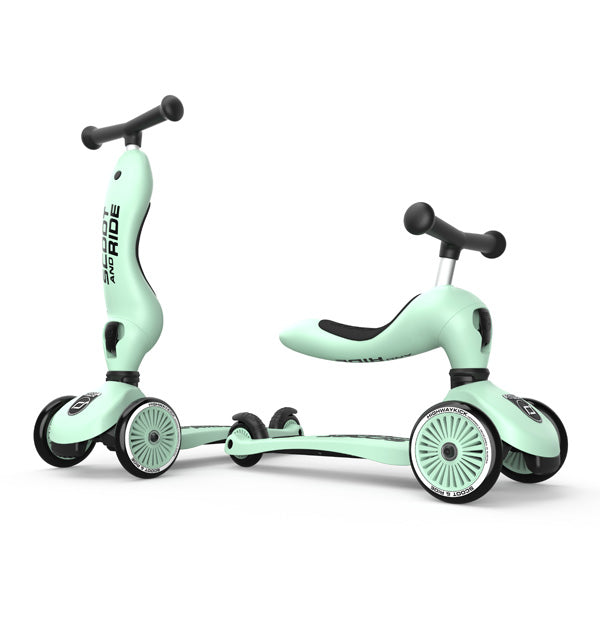 Monopattino Highwaykick modo 2 in 1 Verde Kiwi