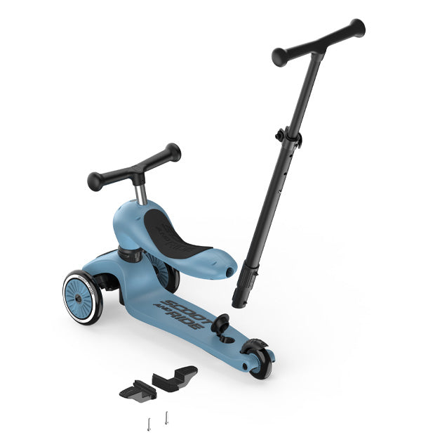 Monopattino Highwaykick 1 Push and Go Blu Steel