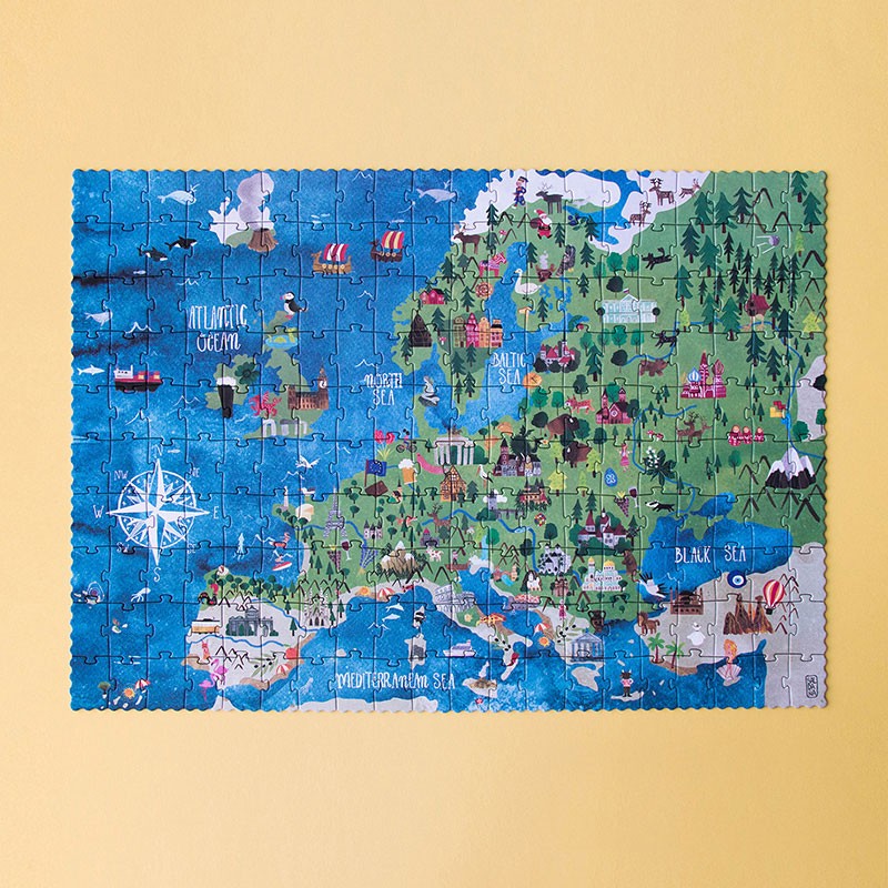 Europe Puzzle 100pz e attività