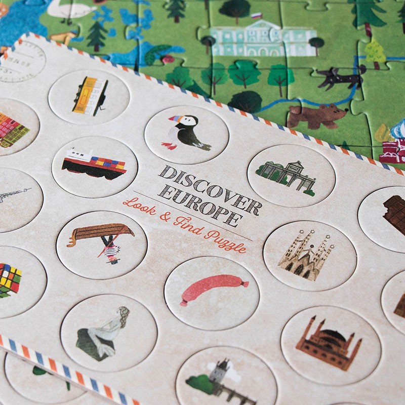 Europe Puzzle 100pz e attività