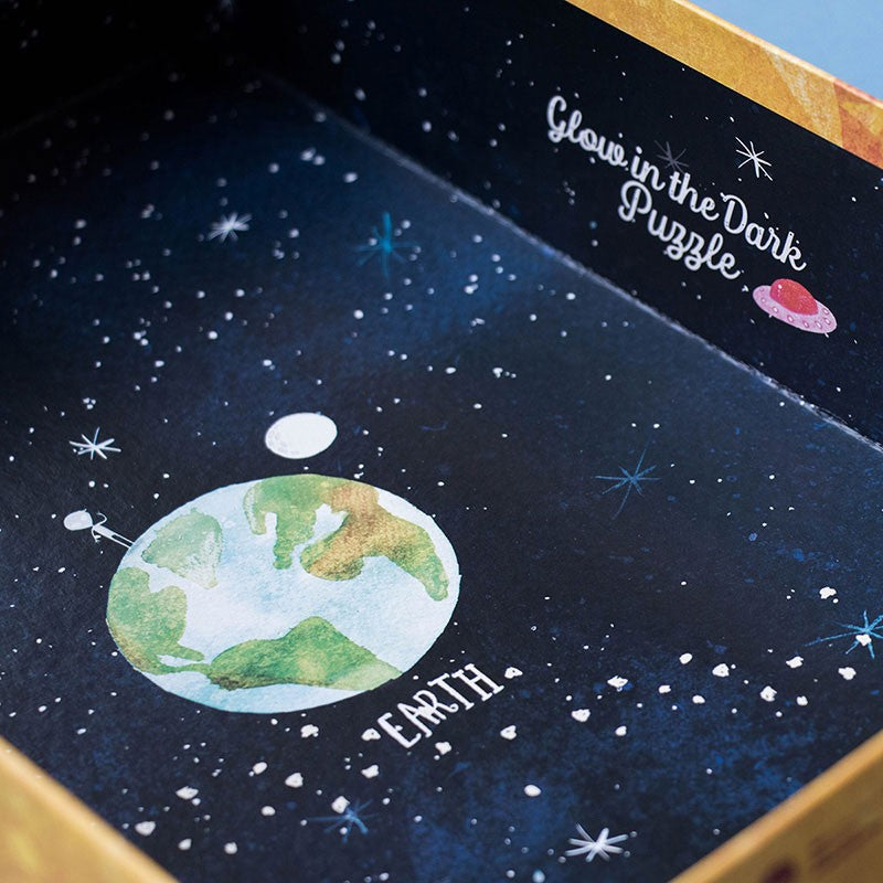 Discover the planets glow in the dark puzzle 200 pz