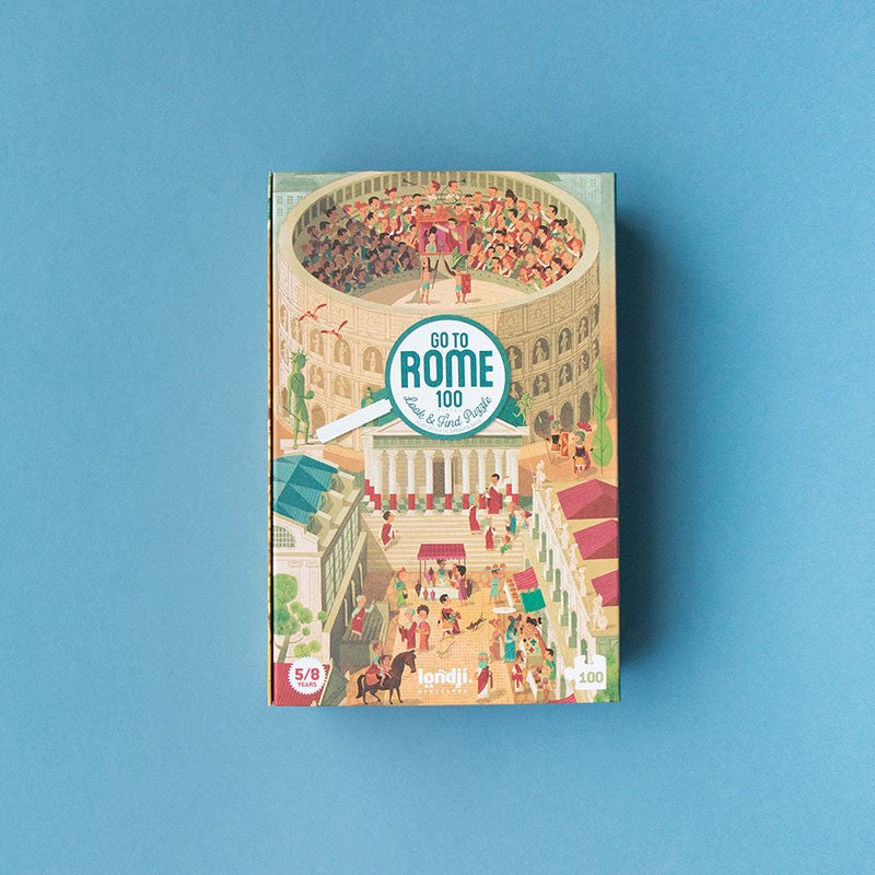 Go to Rome Puzzle 100pz e attività