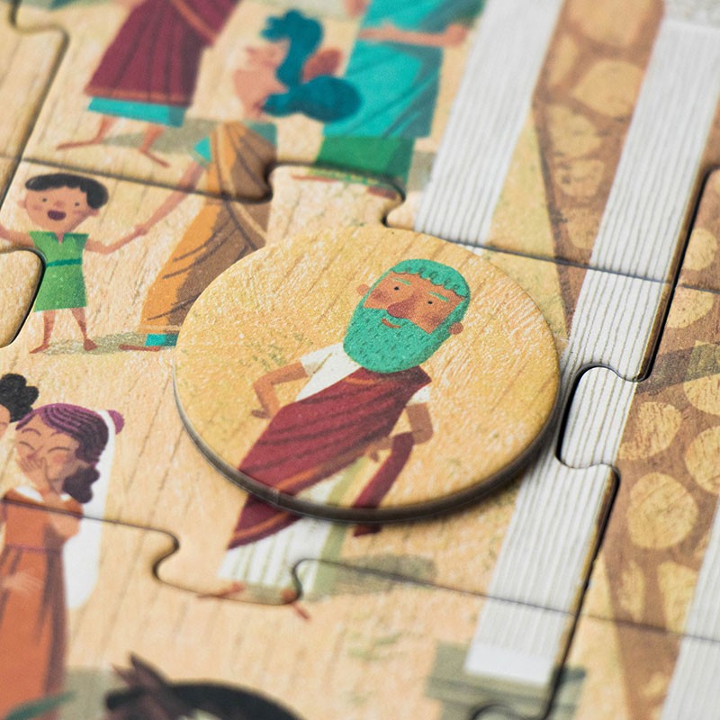 Go to Rome Puzzle 100pz e attività