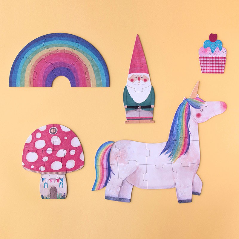 Happy Birthday Unicorn Puzzle progressivi