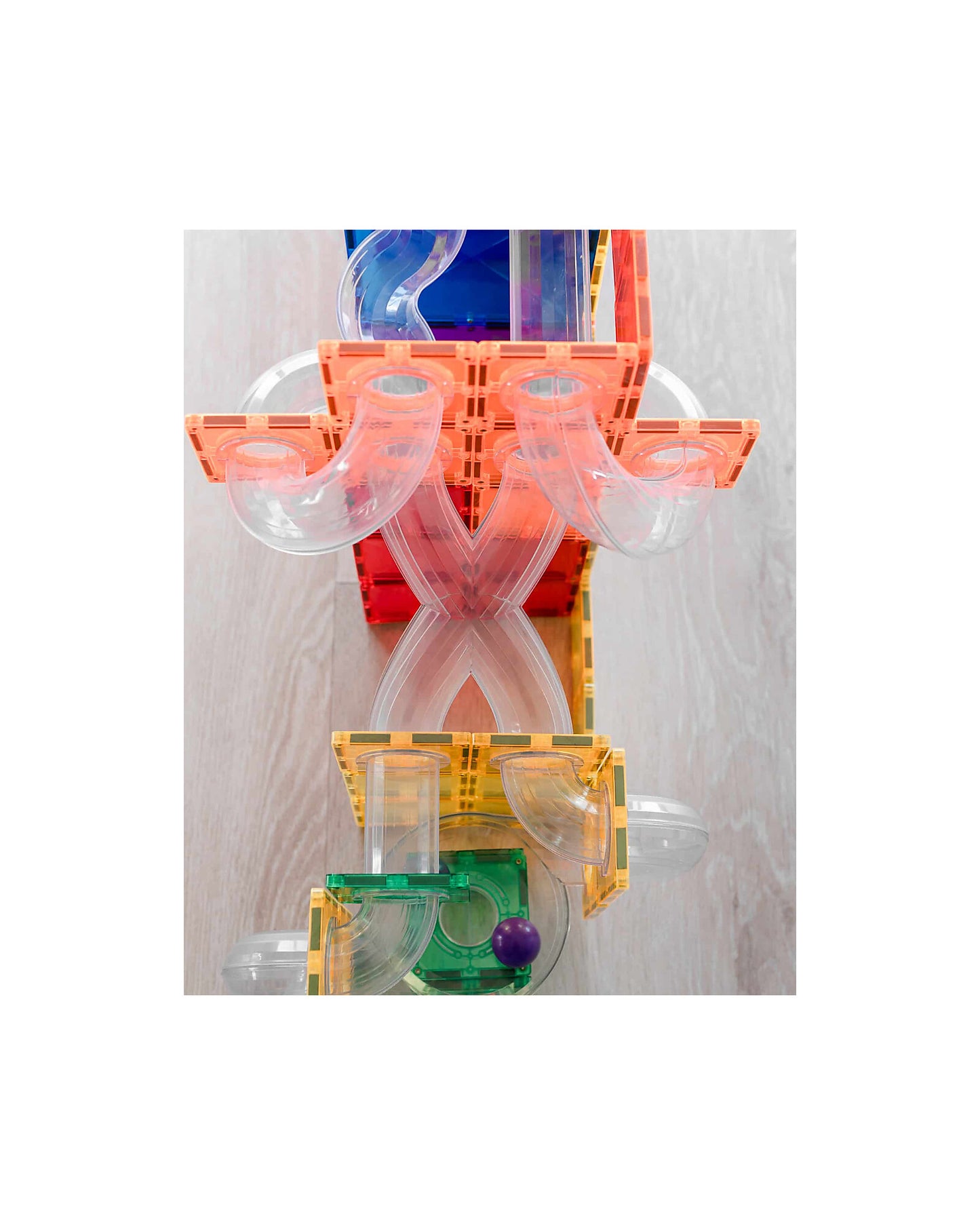 Connetix 66 Pz Pista per palline Arcobaleno STEAM