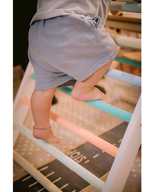 Triangolo Montessori Pikler Rainbow Blu