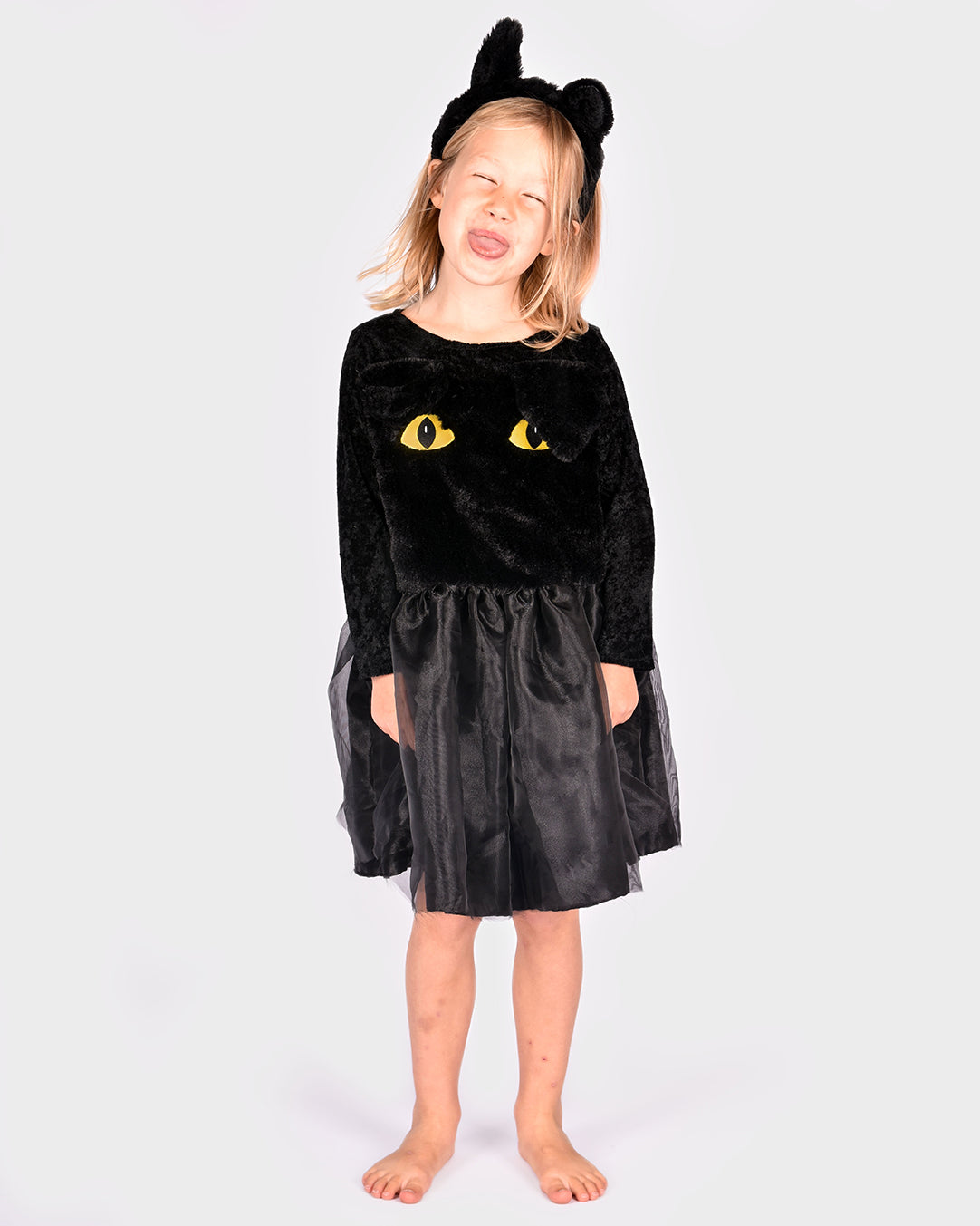 COSTUME DA GATTO CON TUTU 4-6 ANNI
