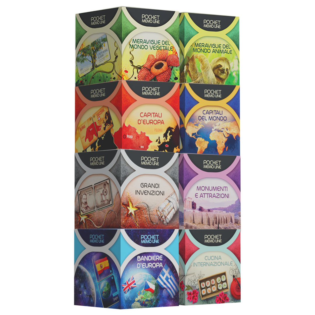 Memory pocket line Capitali del mondo