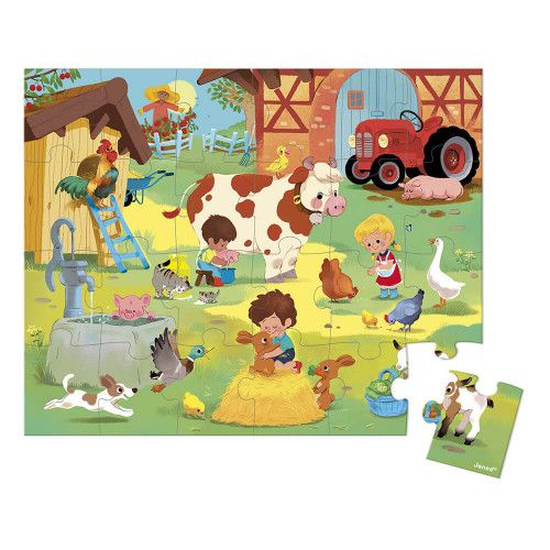 Puzzle Una giornata alla fattoria 24Pz