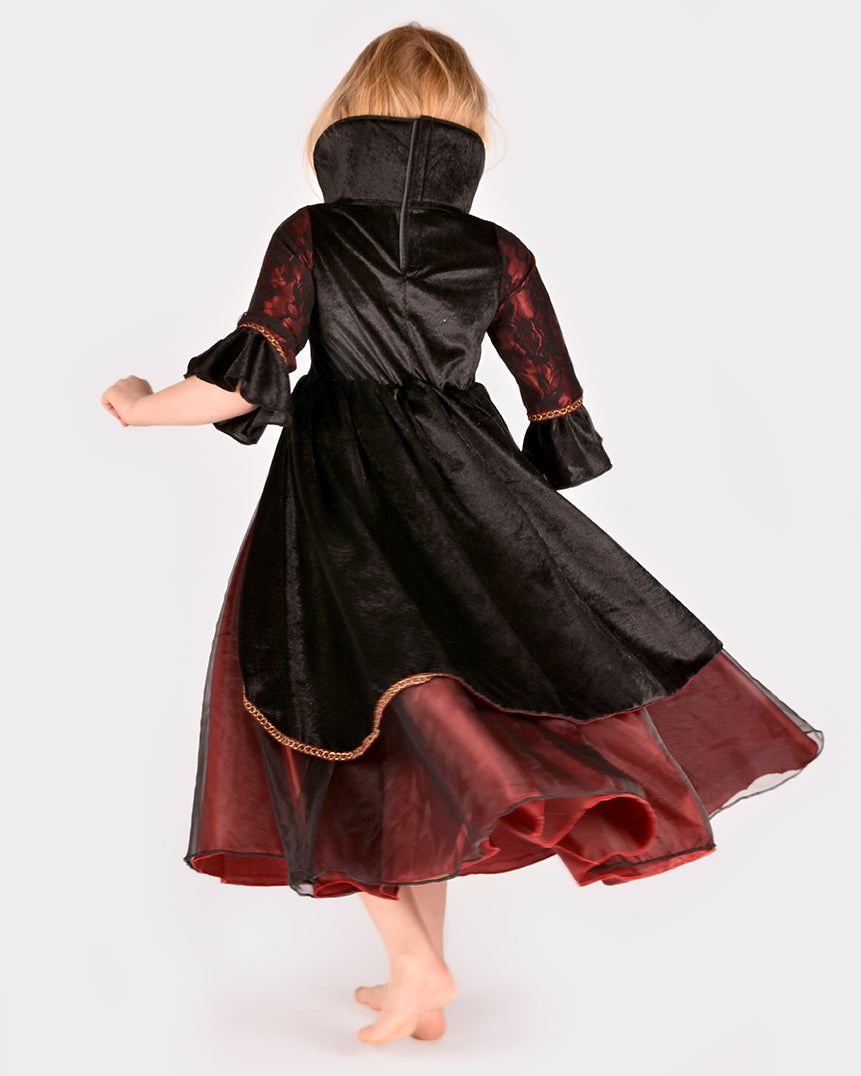 VESTITO REGINA DEI VAMPIRI 4 6 ANNI