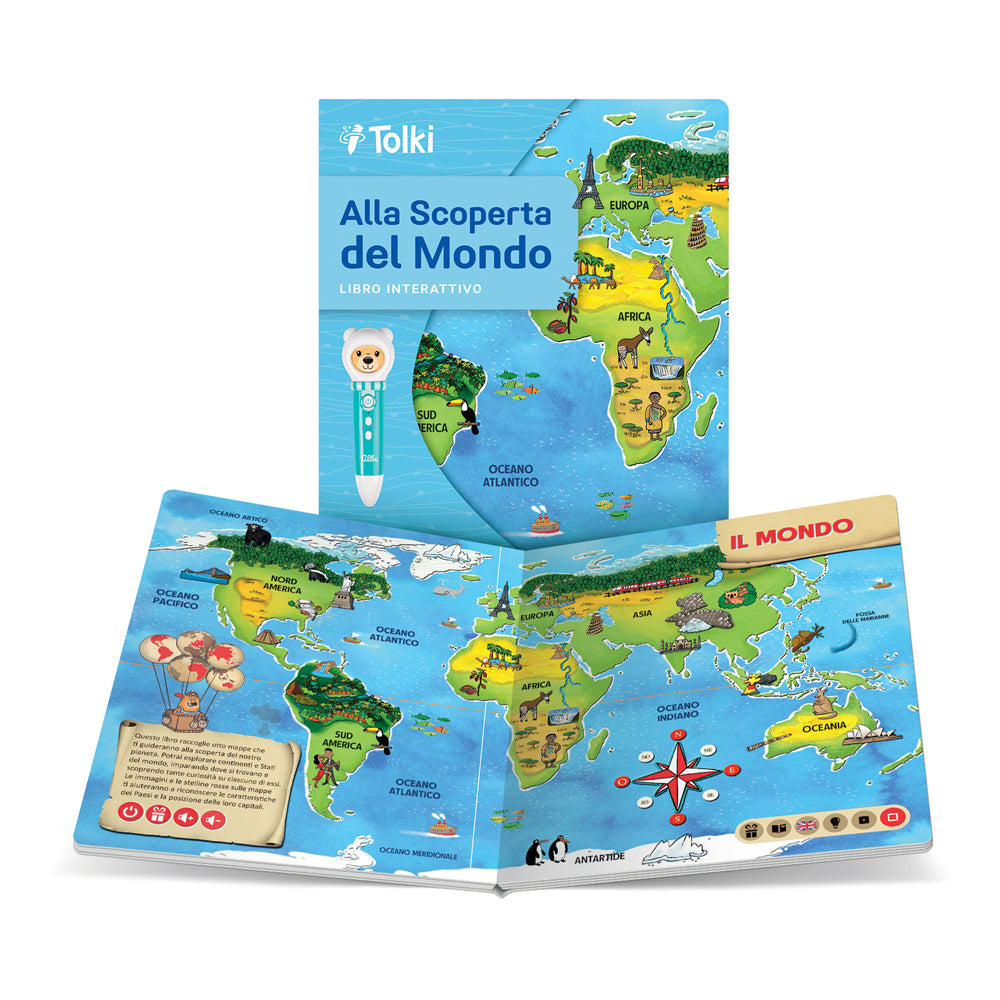 Libro educativo per Tolki: Alla scoperta del mondo 6+