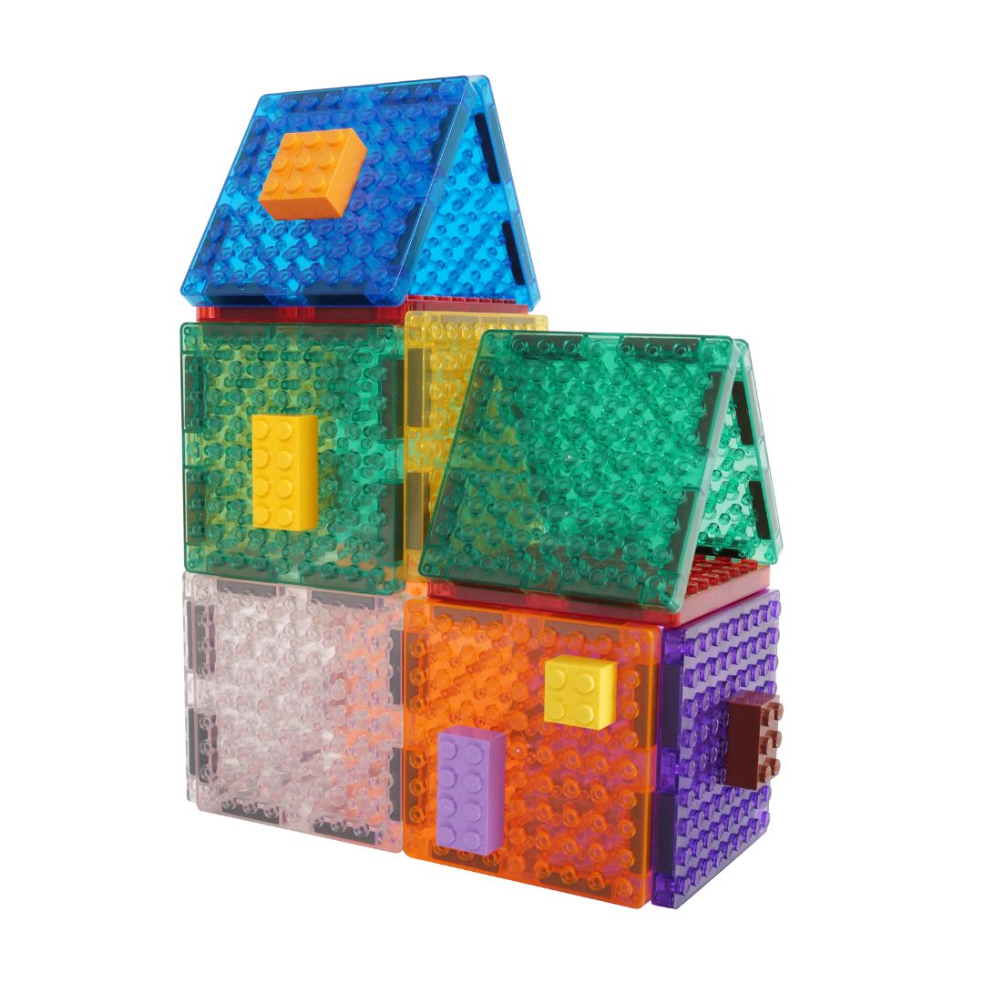 Brick Tiles Pack intense compatibile Lego 16 Pz