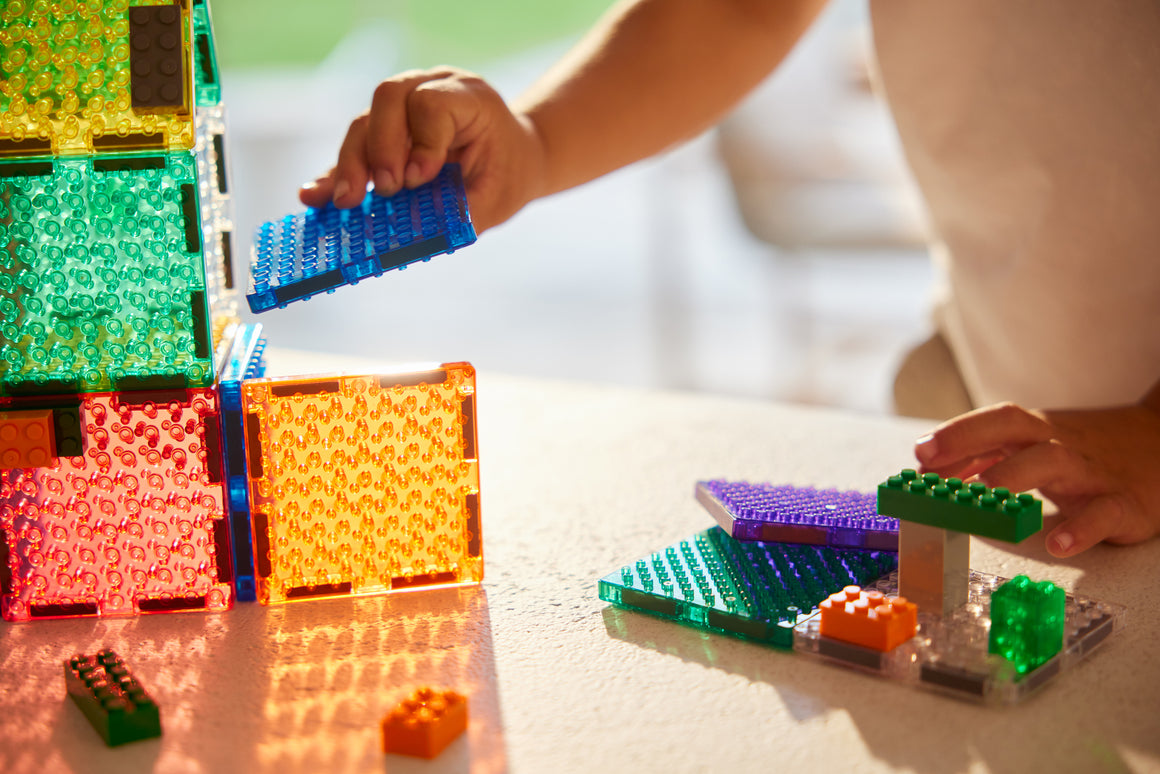 Brick Tiles Pack intense compatibile Lego 16 Pz