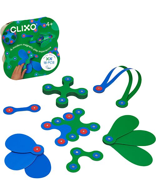 Clixo 18 Pezzi Verde Blu STEAM