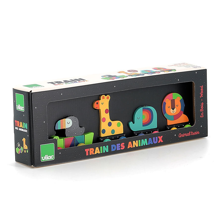 Treno in legno degli animali - Andy Westface