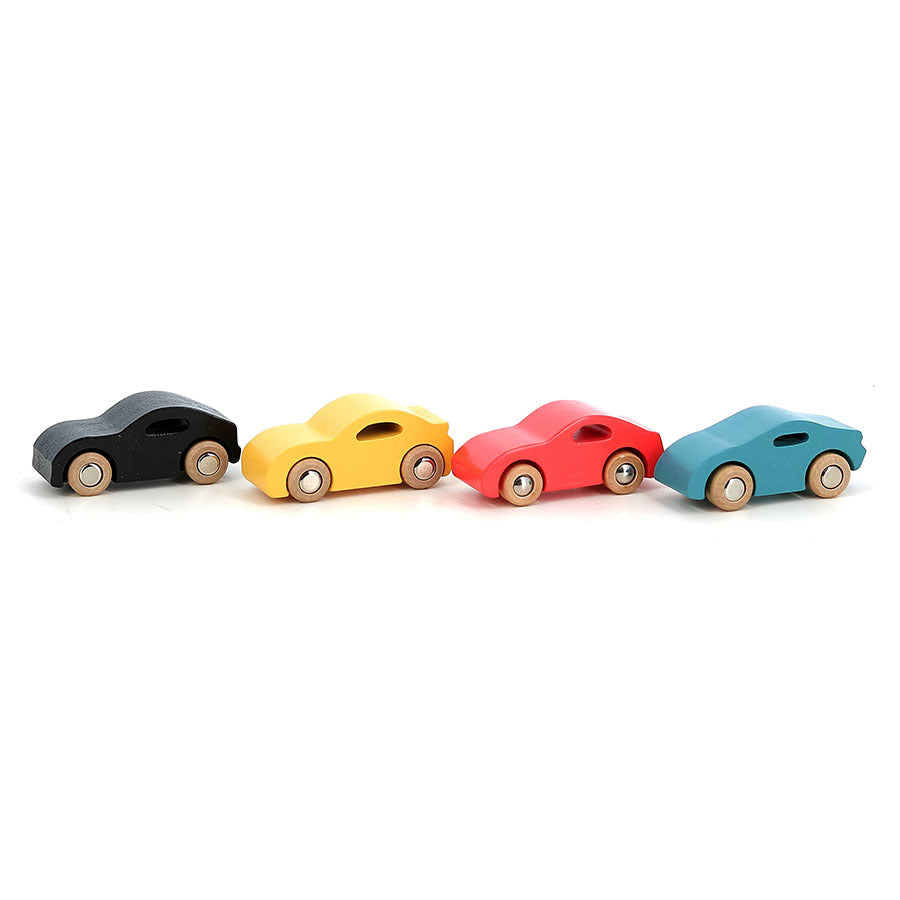 Set di 4 auto in legno Super cars, Vilacity