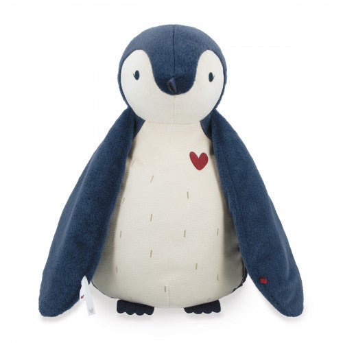 Pinguino peluche da 50 cm con copertina