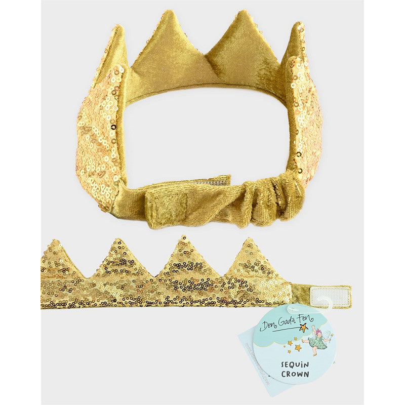 CROWN GOLD SEQUIN 26cm