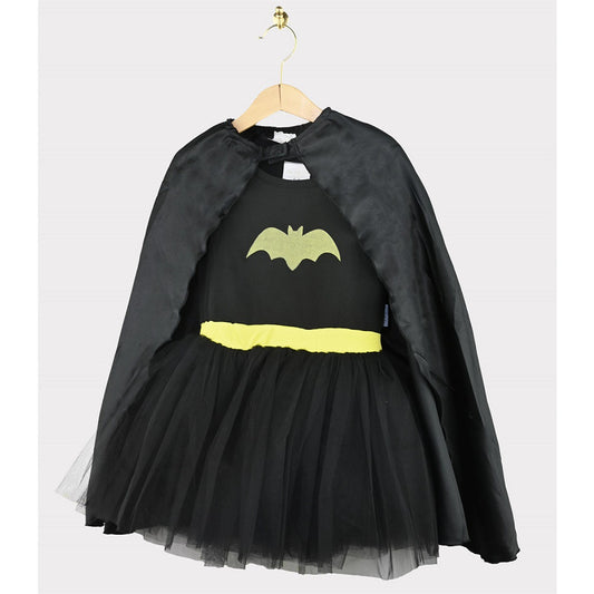 BAT TUTU DRESS w CAPE 4-6 YEARS