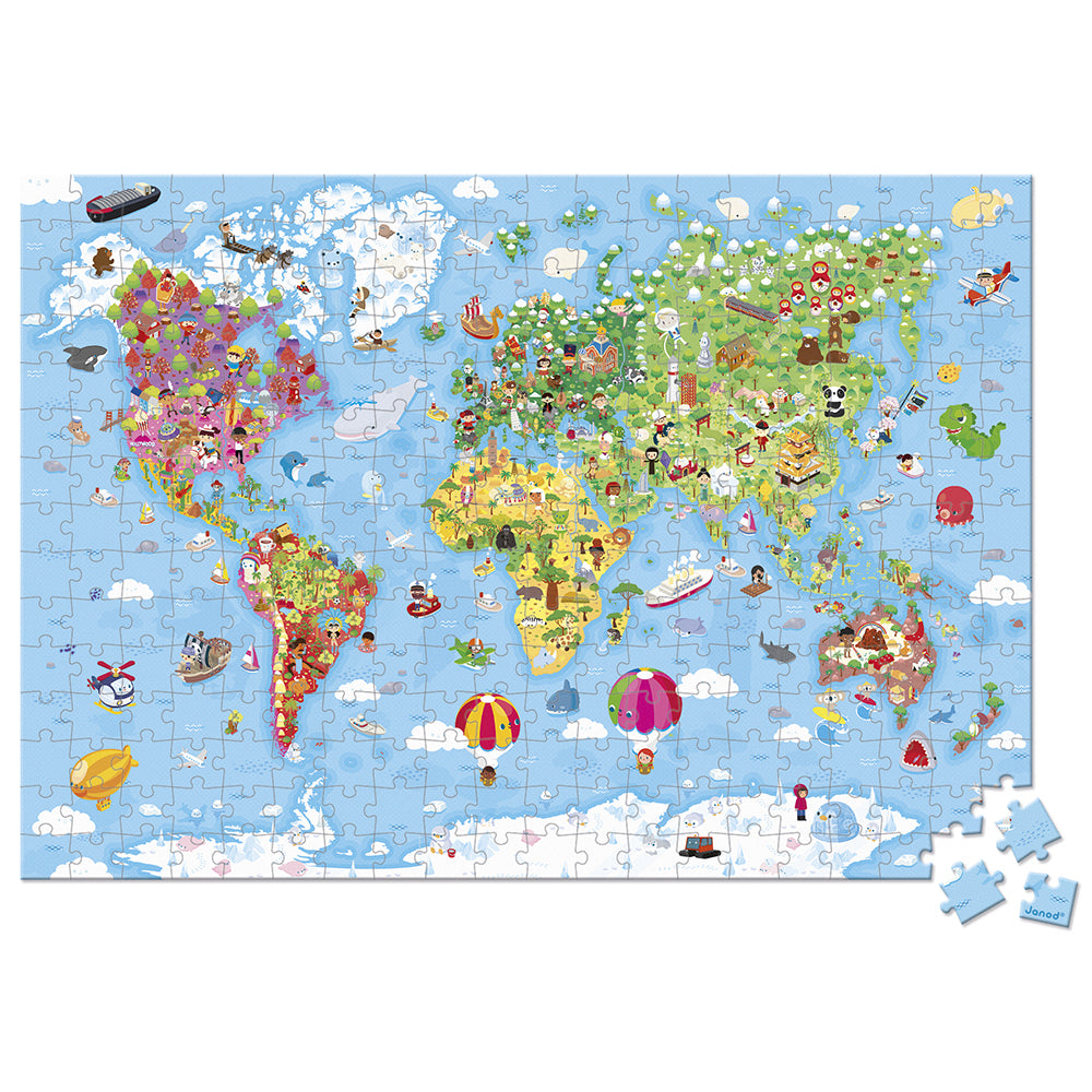 Puzzle 300 pezzi mondo