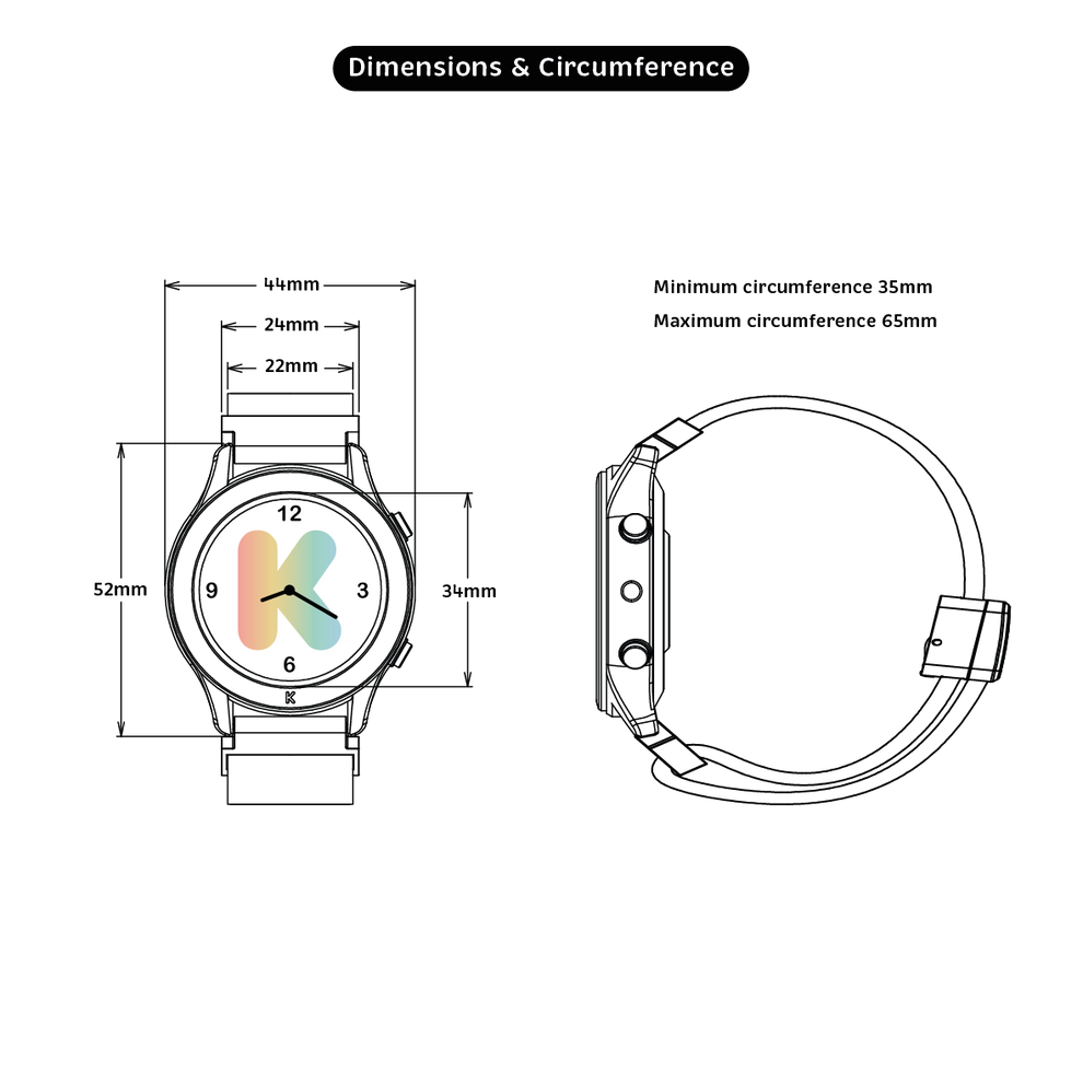kidywatch cipria - Orologio interattivo