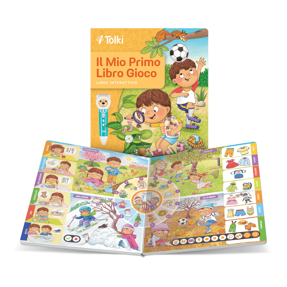 Libro educativo per Tolki: Il mio primo libro gioco 3+