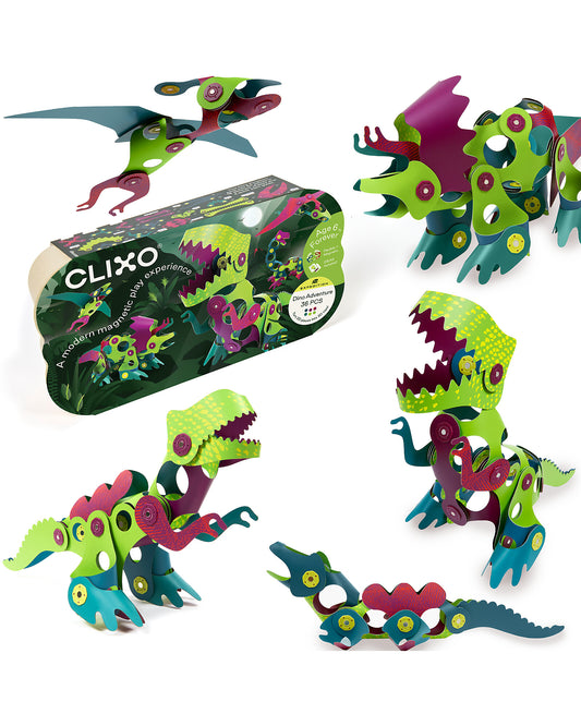 CLIXO 36 Pz Dino Adventure Pack