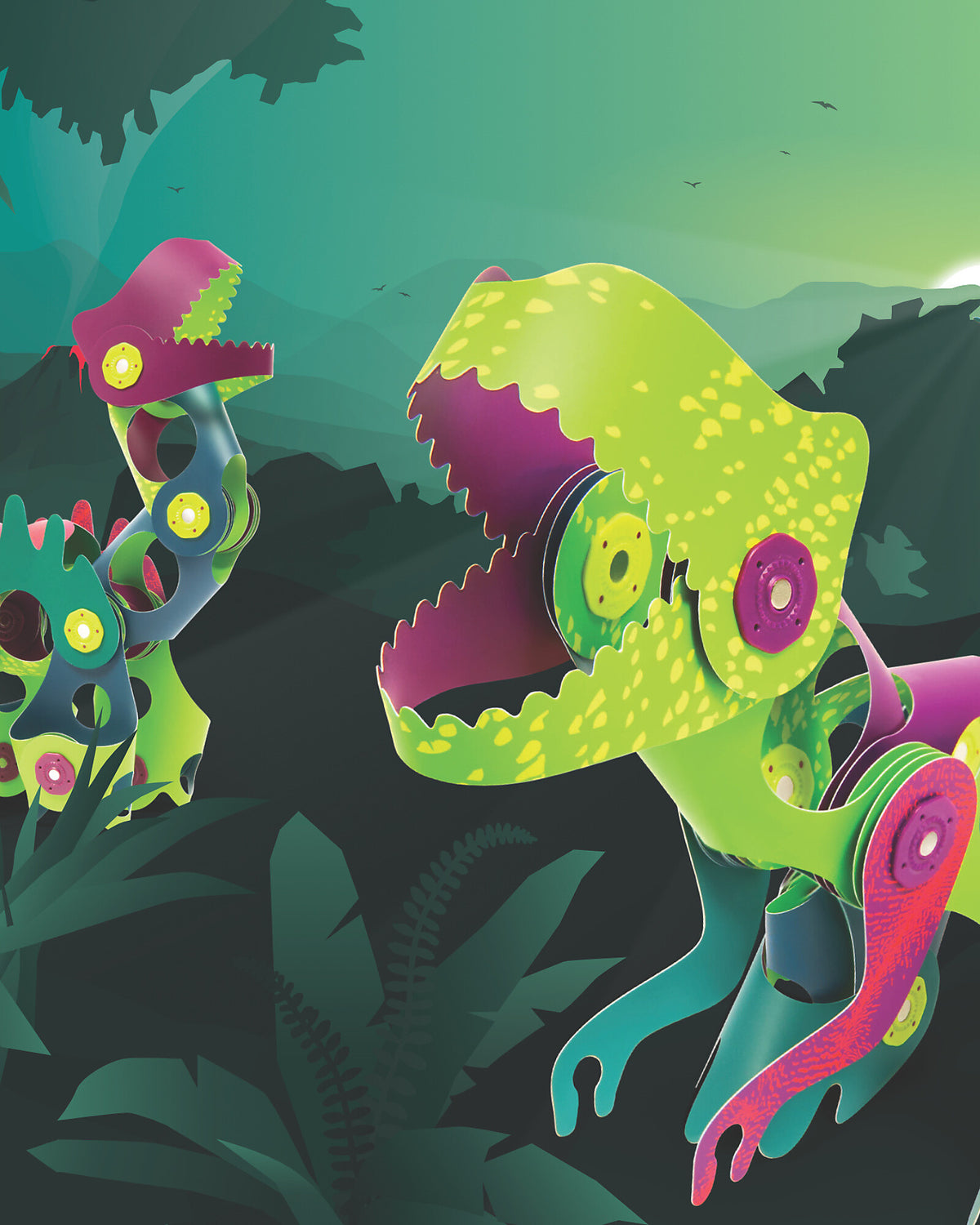 Clixo 22 Pezzi Dino Discovery Pack