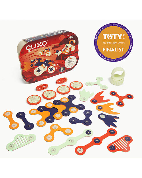Clixo 29 Pezzi Mars Rovers Glow in The Dark