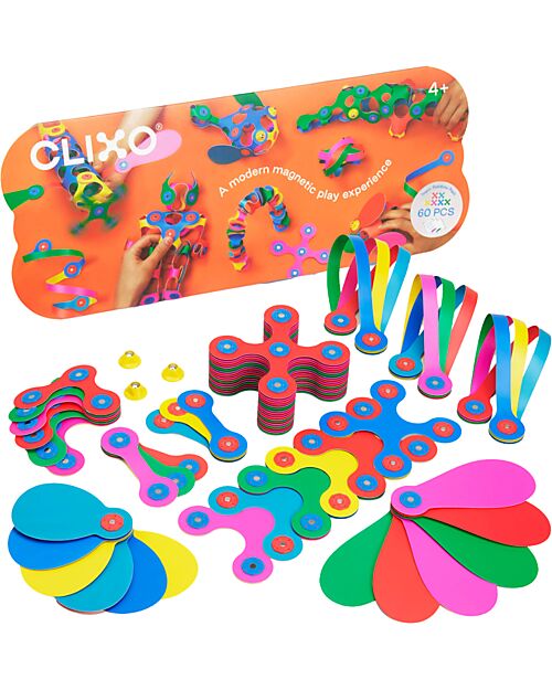 Clixo 60 Pezzi Rainbow STEAM