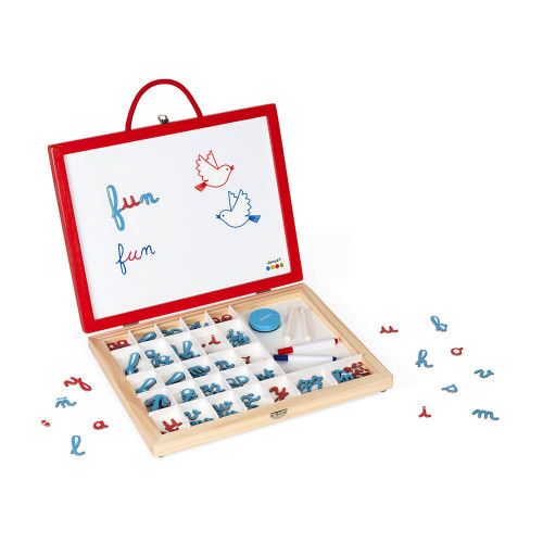 Essentiel - Kit 4 in 1 di lettere corsive in legno