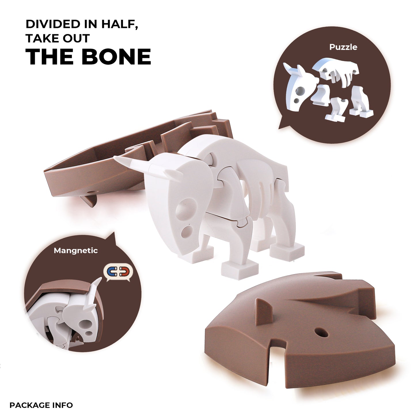 Halftoys Animal Gnu