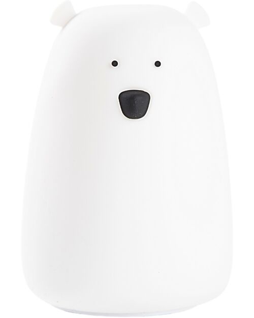 Lampada da Notte Orsetto - Bianco - Morbido Silicone MC