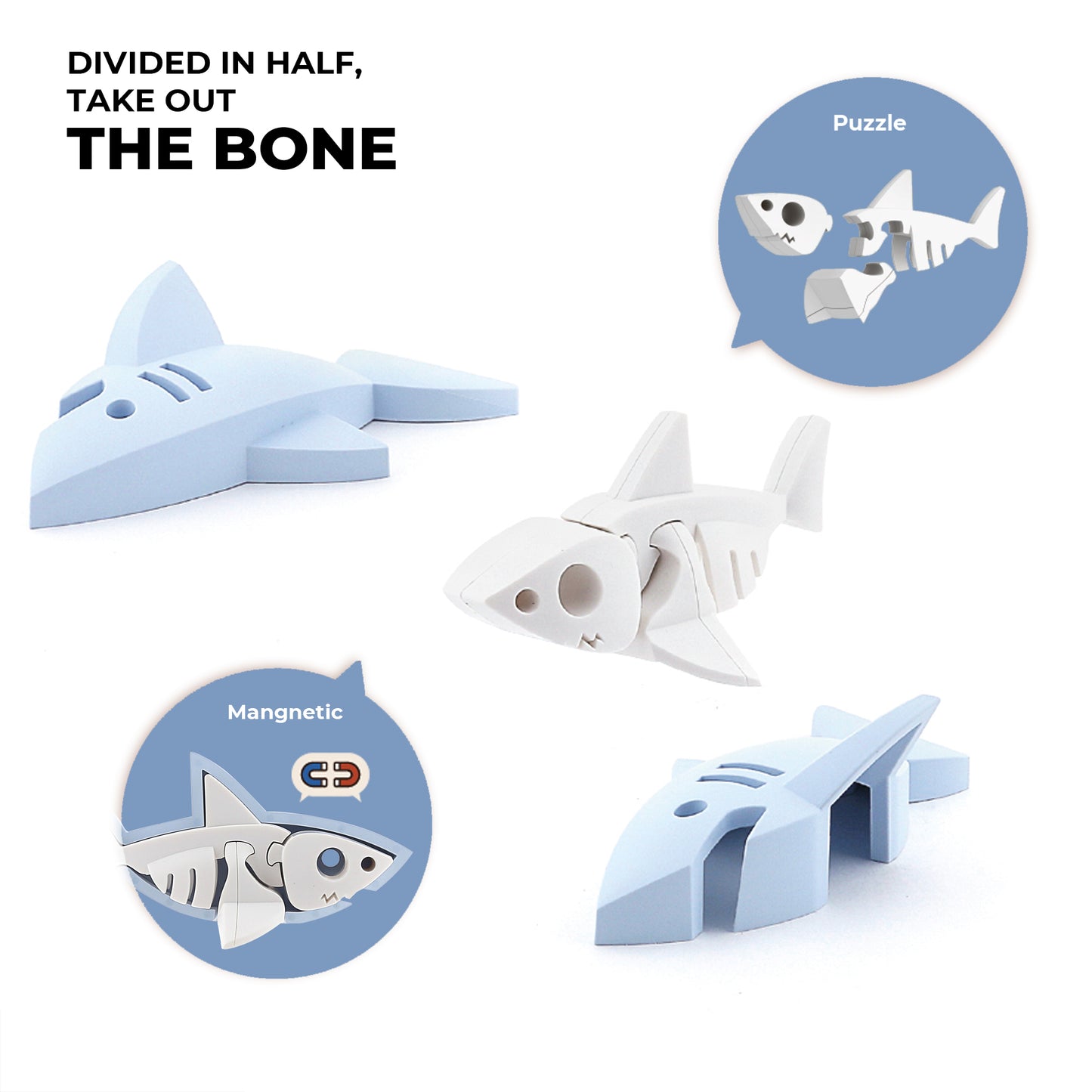 Halftoys Animal White Shark